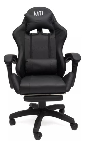 Silla Gamer Negro Oficina Gaming Youtuber Escritorio Sillon