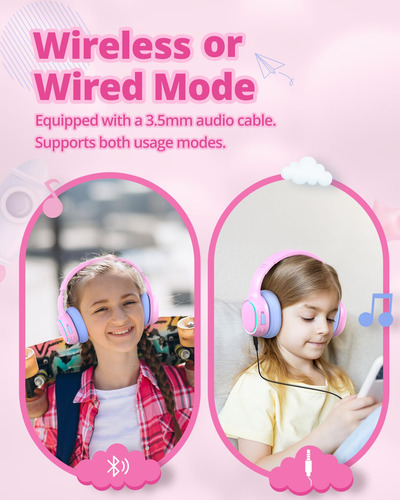 Auriculares Bluetooth Tronsmart Kh03 Para Niños Con Cancelac