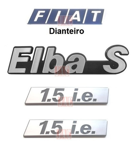 Símbolo Elba S + Laterais 1.5ie + Fiat Da Grade - 1993 À 96