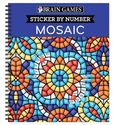 Libro Brain Games - Sticker By Number: Mosaic (20 Complex...