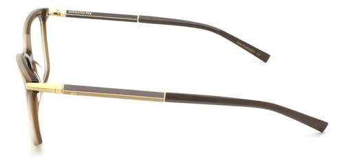 Gafas de sol Ana Hickmann Ah6344, color marrón dorado, 54 mm