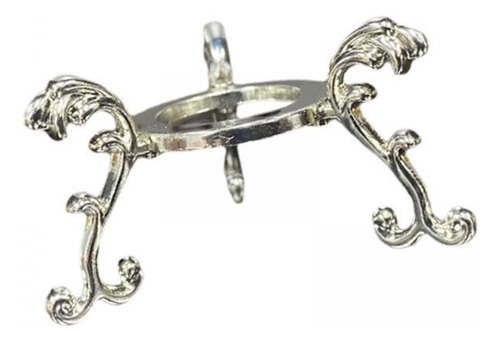2 Soporte De Cristal Para Decoración De Hogar Argén