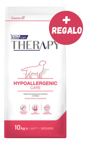 Vitalcan Therapy Hypoallergenic Dog X 10 Kg - Happy Tails