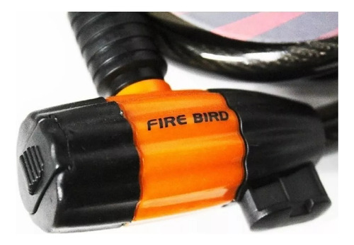 Candado Linga 1.5 M Fire Bird Reforzada Bicicleta Avalonbuy