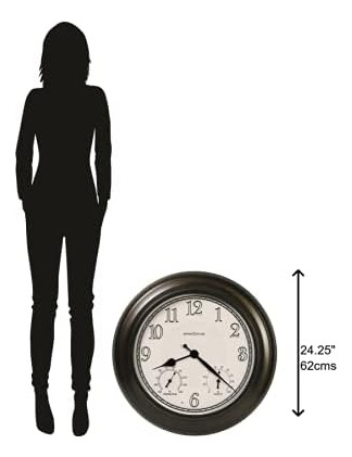 Reloj De Pared De Gran Tamaño De Howard Miller Briar - Metal