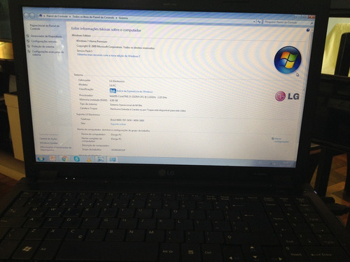 Notebook LG A520 Intel® Core I3-2310m 2.10ghz 3d