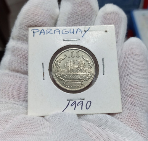 Paraguai 1990 100 Guaranis, Disco Grosso, Fc, Raro Estado!