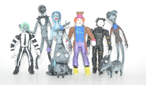 Paquete Figuras Juguetes Personajes Tim Burton