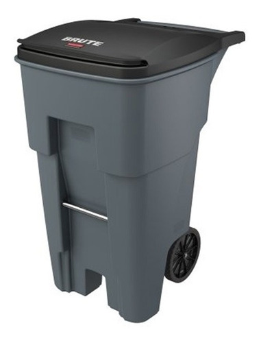 Contenedor Brute Con Ruedas Y Tapa De 246.05 Lts Rubbermaid.