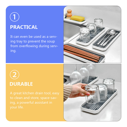 Escurridor De Platos De Cocina, Escurridor De Platos De Plás