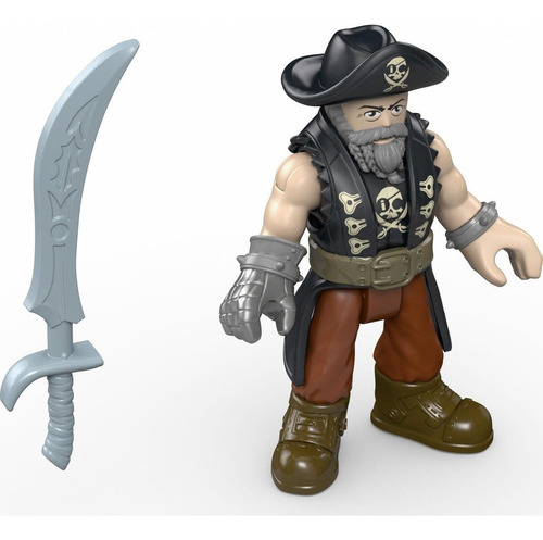 Barco Pirata Billy Bones Fisher-price Imaginext 21.5x10.2cm