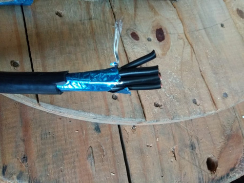 Imagem 3 de 3 de Cabo Pp Controle 5x4 Mm Blindado Em Fita (25 Metros)