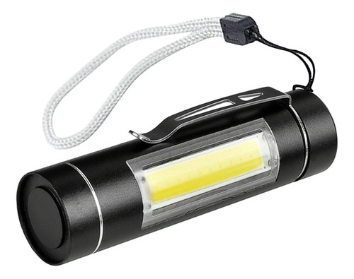 Linterna E Mini De 1 Modo, Xpe Q5, Cob, Led, Clip De Bolsill