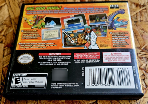 Fossil Fighters Nintendo Ds (Usado)