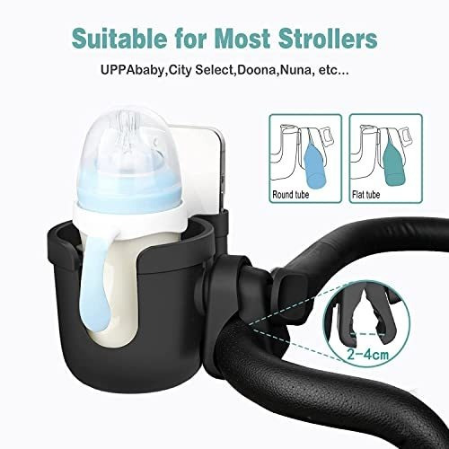Portavasos Guiseapue Para Cochecito Con Soporte Para Teléfon