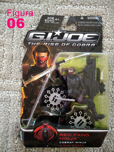 Gi Joe Rise Of Cobra Red Fang Ninja Ninja Cobra (Usado)