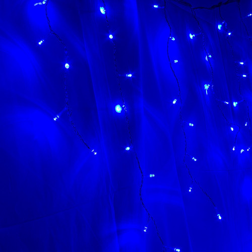 Tipo de série: Cachoeira, LED, luz azul, 300 LEDs, 8 funções, 6 metros