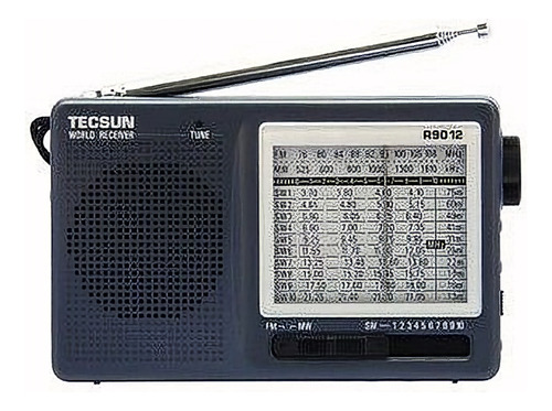 Gratis Envío Tecsun Radio R-9012 Am/fm/sm/mw (12 Bandas) Mul