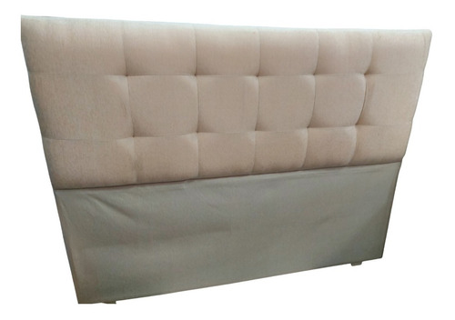 Respaldo Para Sommier Super Queen 160cm Chenille Capitone