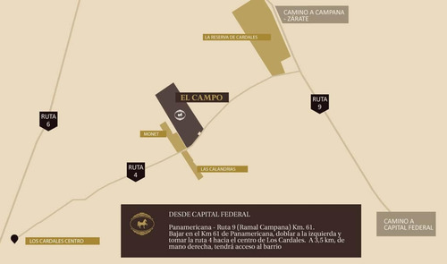 Imagen 2 de 3 de Terreno En Barrio Cerrado Cardales