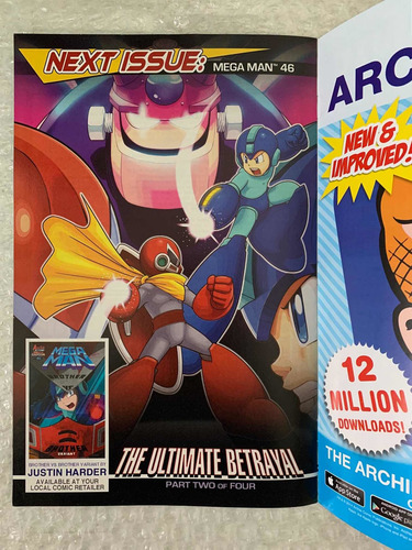 Mega Man #45 Comic 2015 Parte 1 De 4 Capcom En Inglés (Usado)