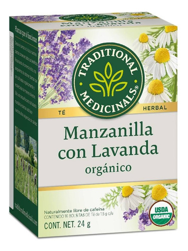 Té De Manzanilla Traditional Con Lavanda Orgánico