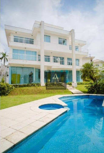 Imagem 2 de 13 de Magnífica Casa Para Locação Com 1.100 M² De Área Construída, 5 Suítes No Tamboré 3 Em Alphaville - Confira! - Ca2829