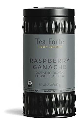 Tea Forte Té Flojo Bote Té Negro, Frambuesa Ganache