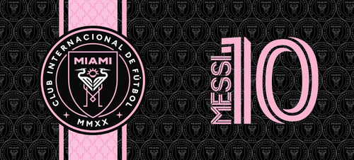 Taza Messi: Inter De Miami 11oz/325ml Negro Inter Miami Messi 2