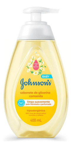 Sabonete Líquido De Glicerina Camomila 400ml Johnson's Baby