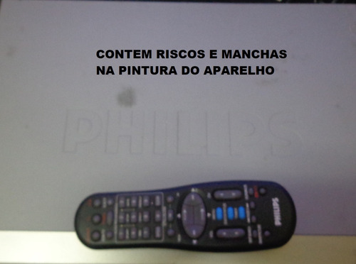 Video Cassete Philips Vr-599 + Controle- Usado - Funcionando Cinza (Usado)