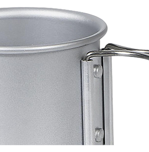 4 Taza Para Acampar Al Aire Libre Taza Ligera Argén