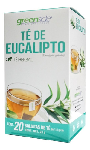 (3 Piezas) Té De Eucalipto (20 Bolsitas) Greenside