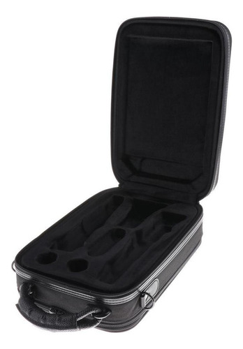 Estuche De Cuero Artificial Para Clarinete Mochila Bolso