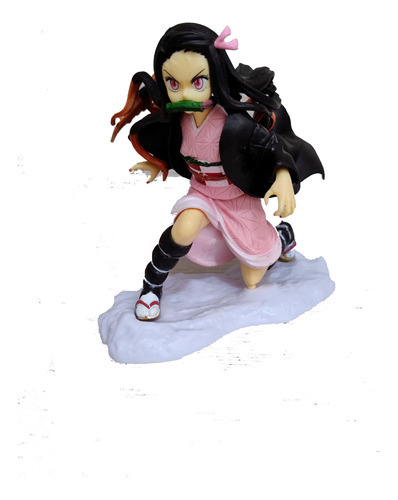 Figura Nezuko Kamado Demon Slayer 11cm En Bolsa