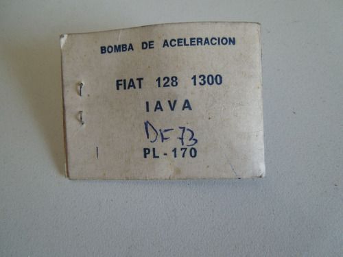 Diafragma Bomba De Pique Fiat 128 Iava 1300