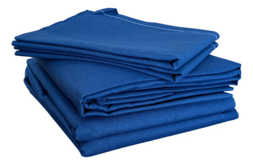 Juego De Sábanas Queen Size Color Azul Marino Marca Mila Home Confeccionadas En Algodón De 160 Hilos Suaves Frescas Resistentes Con Ajuste Perfecto Y Diseño Elegante Para Uso Diario Todo El Año