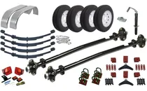Comprar Kit Completo Para Remolque Dos Ejes 2000 Kg Tandem 4400 Lb