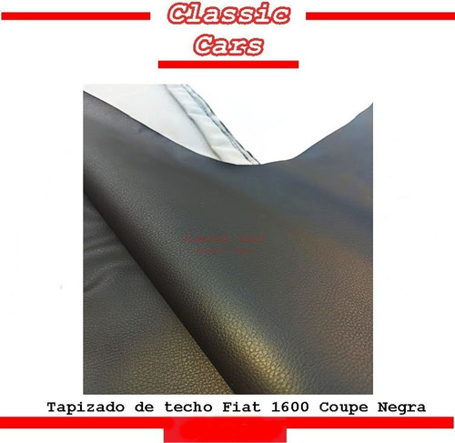 Tapizado De Techo Negro Fiat 1600 Coupe