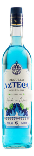 Licor De Agave Orgullo Azteca Blueberry 1000 Ml