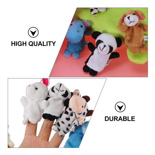 1 Juego De Títeres De Peluche Con Forma De Animal Bebé, Ador