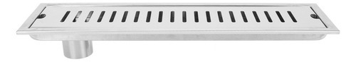 Desagüe Para Suelo, 40 Cm, De Acero Inoxidable, Rectangular,