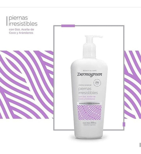 Imagen 2 de 5 de Crema Corporal Piernas Irresistibles C/ Aceite De Coco X350