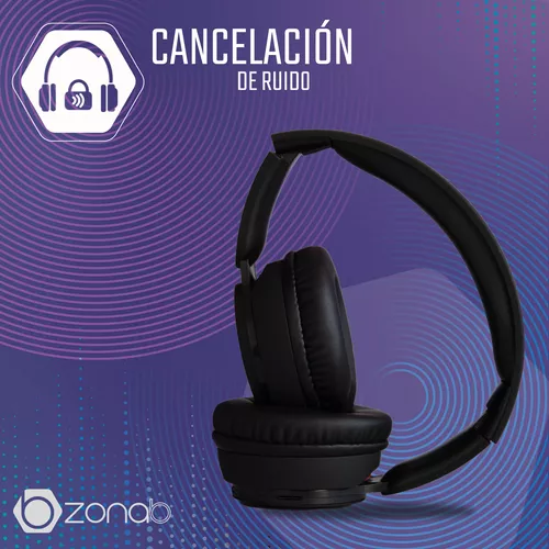 Audifinos Inalámbricos Diadema Over-Ear, Auriculares Bluetooth