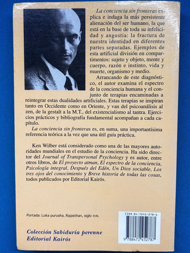 La Conciencia Sin Fronteras - Ken Wilber - Kairós - Edición (Usado)