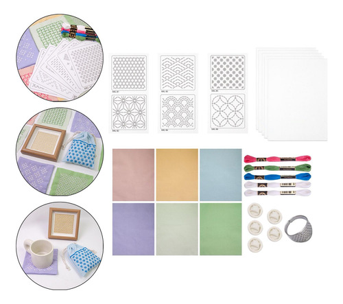 Kit De Plantilla De Sashiko Herramientas De Material De B