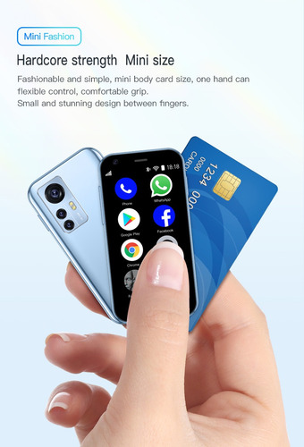 Mini Teléfono Inteligente Android D18 De 2,5 Pulgadas, Doble