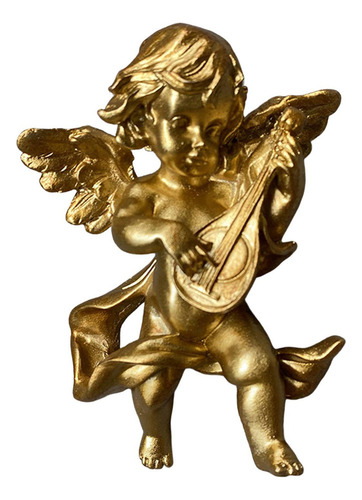2 Unids Encantadora Estatua De Ángel Estatuillas Querubín