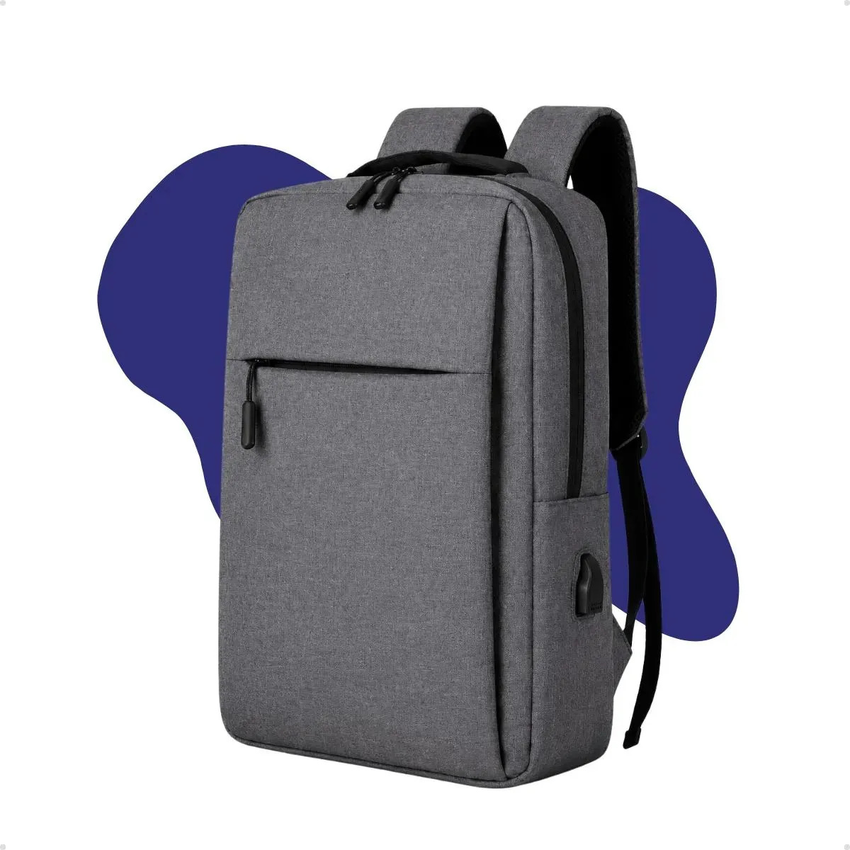 Mochila urbana Mochila Notebook mochila notebook cor cinza design liso 24L