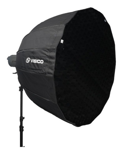 Imagen 6 de 10 de Softbox Deep Parabolico 120cm C/ Grid Visico P/bowens Eb-071